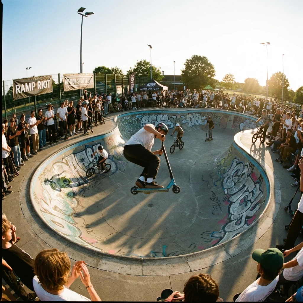 Skatepark bowl